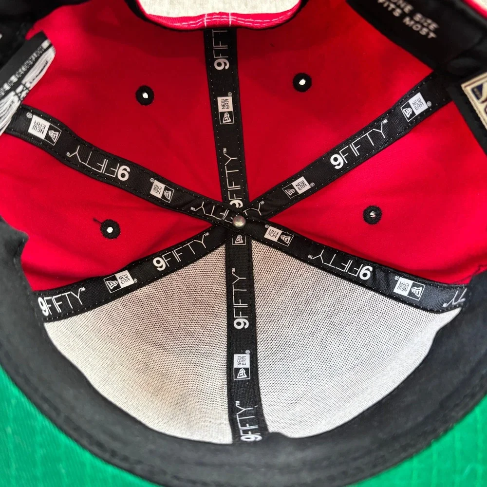 New Era Miami Heat Hardwood Classics Snapback Hat Red NBA Basketball Cap‎